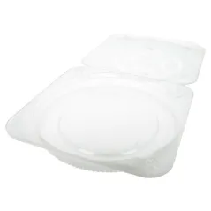 RÉCIPIENTS TARTES ET OMELETTES   Ø 20x4CM TRANSPARENT APET (280 UNITÉ)