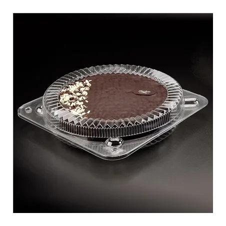 RÉCIPIENTS TARTES ET OMELETTES   Ø 26x4 CM TRANSPARENT APET (180 UNITÉ)