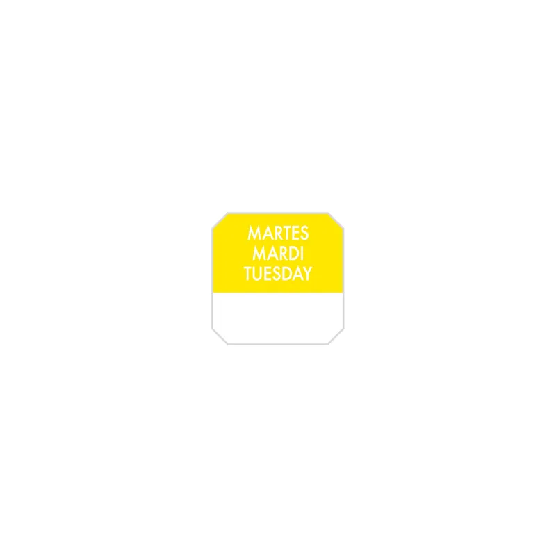 1000 U. ÉTIQUETTES ADHESIVES MARDI 2,5x2,5 CM JAUNE ADHESIF (1 UNITÉ) 1000 U. ÉTIQUETTES ADHESIVES MARDI 2,5x2,5 CM JAUNE ADHESIF (1 UNITÉ)