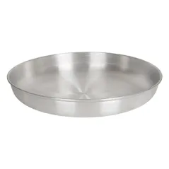 PLATEAU FRUITS DE MER Ø 38x6 CM ARGENTE ALUMINIUM (1 UNITÉ)