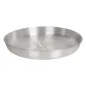 PLATEAU FRUITS DE MER Ø 38x6 CM ARGENTE ALUMINIUM (1 UNITÉ) PLATEAU FRUITS DE MER