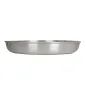 PLATEAU FRUITS DE MER Ø 38x6 CM ARGENTE ALUMINIUM (1 UNITÉ) PLATEAU FRUITS DE MER