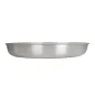 PLATEAU FRUITS DE MER Ø 38x6 CM ARGENTE ALUMINIUM (1 UNITÉ) PLATEAU FRUITS DE MER