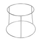 PORTE PLATEAU FRUITS MER 20x24x18 CM ARGENTE INOX (1 UNITÉ) PORTE PLATEAU FRUITS MER