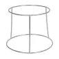 PORTE PLATEAU FRUITS MER 20x24x18 CM ARGENTE INOX (1 UNITÉ) PORTE PLATEAU FRUITS MER