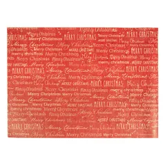 SETS DE TABLE KRAFT "MERRY CHRISTMAS"