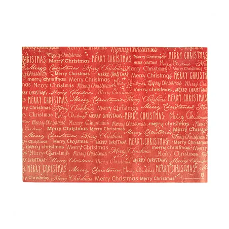 SETS DE TABLE KRAFT "MERRY CHRISTMAS"