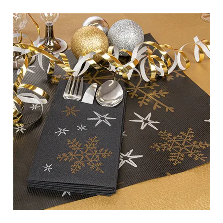 SETS DE TABLE KRAFT  60 G/M2 31x43 CM NOIR KRAFT (2000 UNITÉ)