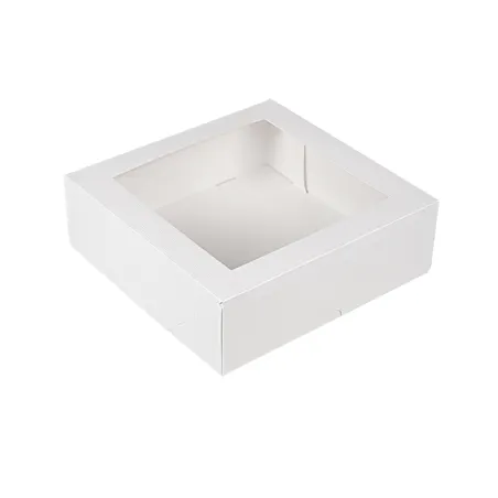 BOÎTES PÂTISSERIES AVEC FENÊTRE