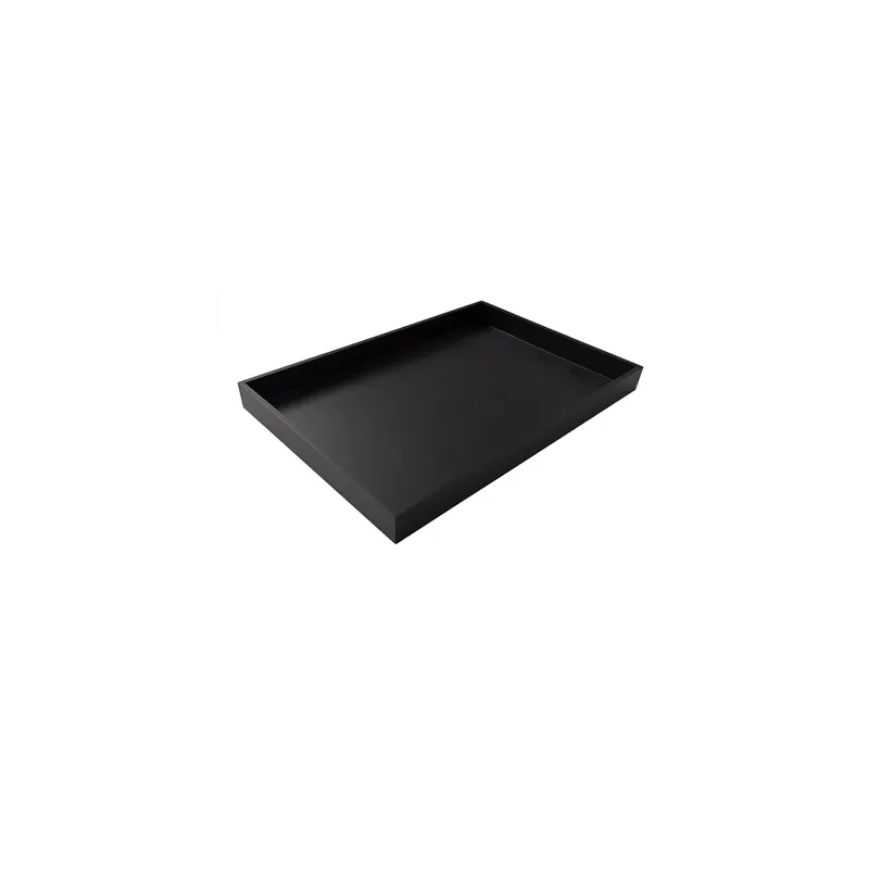 PLATEAU WOOD  43x29x3,5 CM NOIR BOIS (1 UNITÉ)