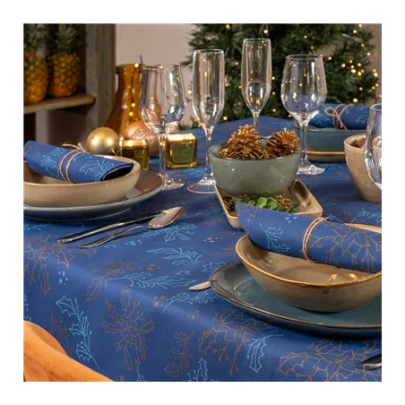 NAPPES PLIAGE M  55 G/M2 120x120 CM BLEU AIRLAID (200 UNITÉ)
