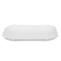 PLATEAUX  320 G/M2 18x13x3 CM BLANC CARTON (1000 UNITÉ)