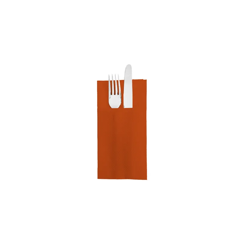 SERVIETTES KANGOUROU DOUBLE POINT  18 G/M2 39x40 CM ROUSSILLON OUATE (1400 UNITÉ)