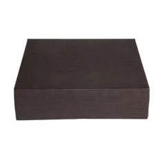 BOÎTES PATISSERIES SANS FENÊTRE THEPACK  30x30x8 CM CHOCOLAT CARTON NANO-MICRO (100 UNITÉ)