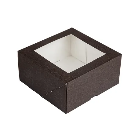 BOÎTES PATISSERIES AVEC FENÊTRE