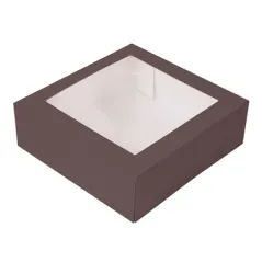 BOÎTES PÂTISSERIES AVEC FENÊTRE
