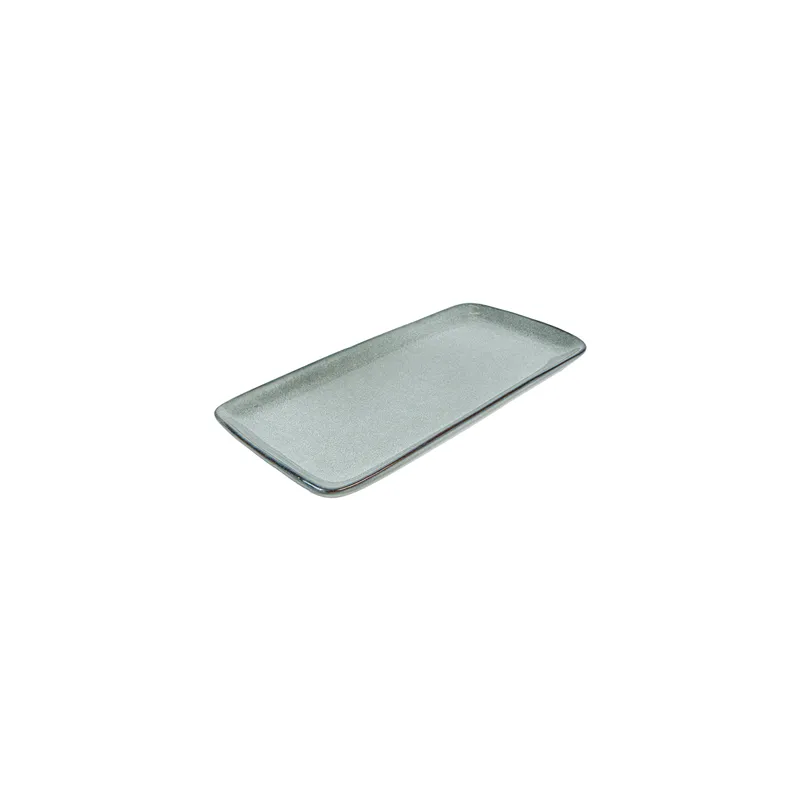 PLATEAUX AKALA  28x14x2,5 CM GRIS VERDÂTRE STONEWARE (4 UNITÉ)