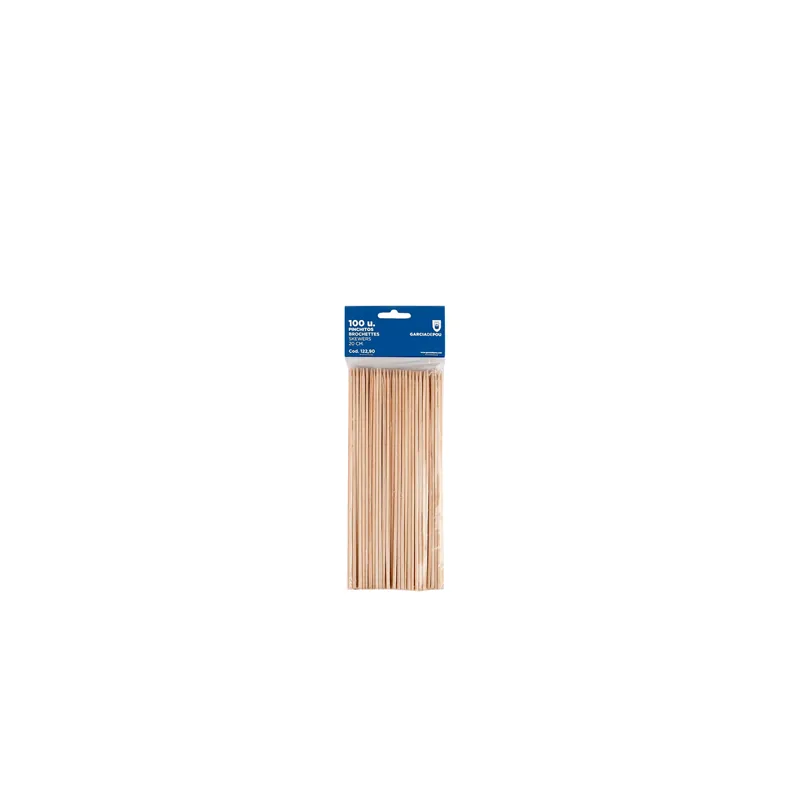 PIQUES BROCHETTES 20 CM NATUREL BOIS (100 UNITÉ) PIQUES BROCHETTES 20 CM NATUREL BOIS (100 UNITÉ)
