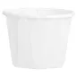POTS TRAITEUR PAPIER PLISSÉ 22 ML (0,7 oz) 80 G/M2 Ø3,8/2,6x2,8 CM BLANC PARCH.INGRAISSABLE (250 UNITÉ) POTS TRAITEUR PAPIER PLISSÉ
