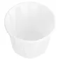 POTS TRAITEUR PAPIER PLISSÉ 22 ML (0,7 oz) 80 G/M2 Ø3,8/2,6x2,8 CM BLANC PARCH.INGRAISSABLE (250 UNITÉ) POTS TRAITEUR PAPIER PLISSÉ