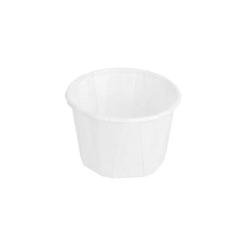 POTS TRAITEUR PAPIER PLISSÉ 30 ML (1 oz) 80 G/M2 Ø4,4/3,1x2,8 CM BLANC PARCH.INGRAISSABLE (250 UNITÉ) POTS TRAITEUR PAPIER PLISSÉ 30 ML (1 oz) 80 G/M2 Ø4,4/3,1x2,8 CM BLANC PARCH.INGRAISSABLE (250 UNITÉ)