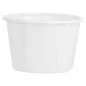 POTS TRAITEUR PAPIER PLISSÉ 30 ML (1 oz) 80 G/M2 Ø4,4/3,1x2,8 CM BLANC PARCH.INGRAISSABLE (250 UNITÉ) POTS TRAITEUR PAPIER PLISSÉ