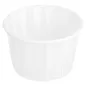 POTS TRAITEUR PAPIER PLISSÉ PFAS FREE 60 ML (2 oz) 80 G/M2 Ø5,5/3,9x3,5 CM BLANC PARCH.INGRAISSABLE (250 UNITÉ) POTS TRAITEUR PAPIER PLISSÉ