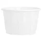 POTS TRAITEUR PAPIER PLISSÉ PFAS FREE 60 ML (2 oz) 80 G/M2 Ø5,5/3,9x3,5 CM BLANC PARCH.INGRAISSABLE (250 UNITÉ) POTS TRAITEUR PAPIER PLISSÉ