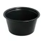PETITS POTS MICRO-ONDABLES 60 ML Ø6,2x3,2 CM NOIR PP (2500 UNITÉ) PETITS POTS MICRO-ONDABLES