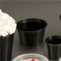 PETITS POTS MICRO-ONDABLES 60 ML Ø6,2x3,2 CM NOIR PP (2500 UNITÉ) PETITS POTS MICRO-ONDABLES