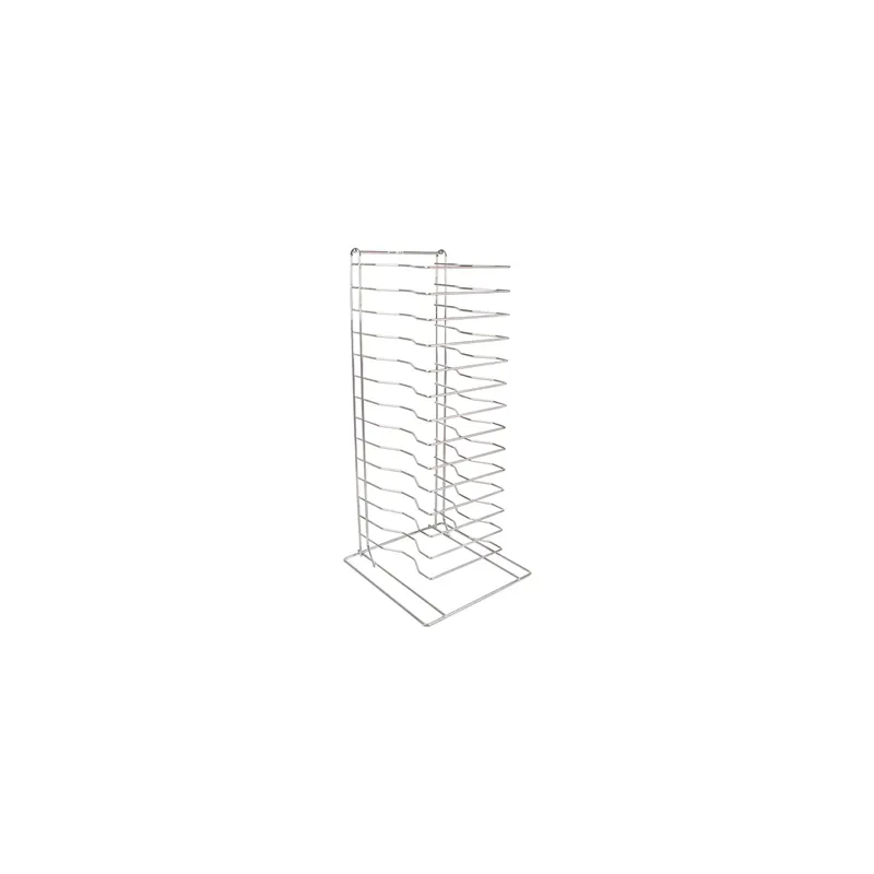 RACK À PIZZA 15 NIVEAUX   30,4x30,4x68 CM ARGENTE METAL (1 UNITÉ)