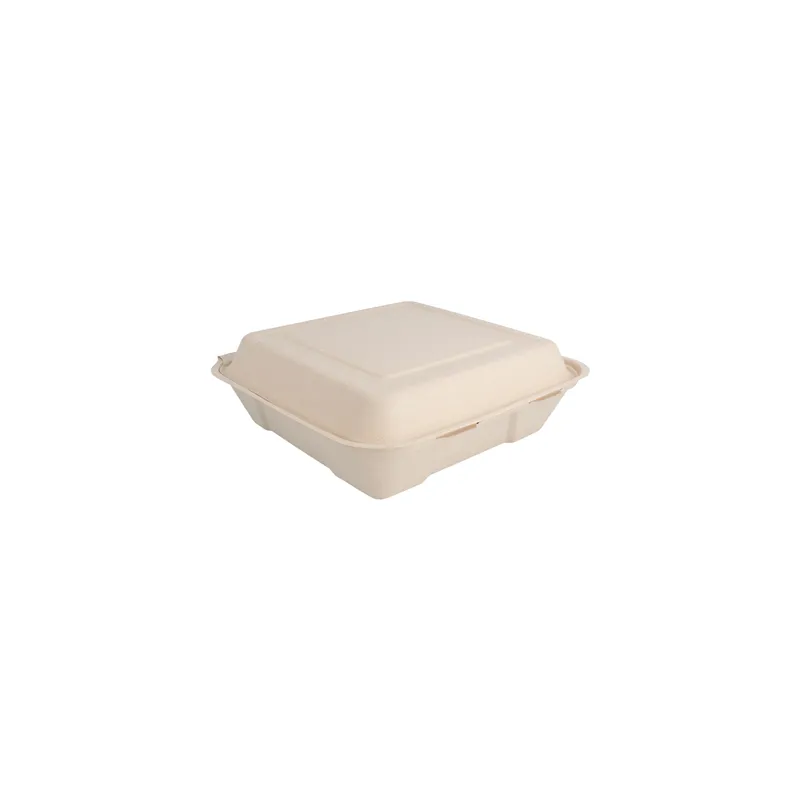 COQUILLES "L" BIONIC 1300 ML 22,5x22,5x7,5 CM NATUREL BAGASSE (200 UNITÉ)
