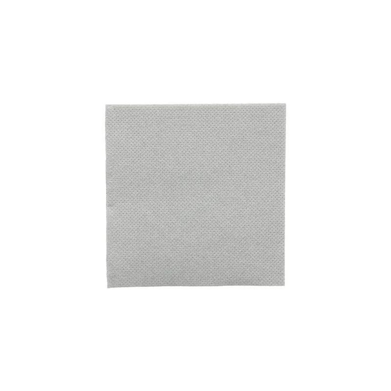 SERVIETTES ECOLABEL DOUBLE POINT  18 G/M2 20x20 CM GRIS OUATE (2400 UNITÉ)