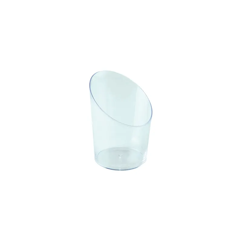EMBALLAGES APÉRITIF MINI TUBE  30 ML Ø 3,5x3,2x5,5 CM VERT D'EAU PS (500 UNITÉ)