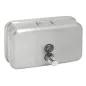 DISTRIBUTEUR DE GEL POUR MAINS 1 L 20x12x7,7 CM ARGENTE INOX (1 UNITÉ) DISTRIBUTEUR DE GEL POUR MAINS