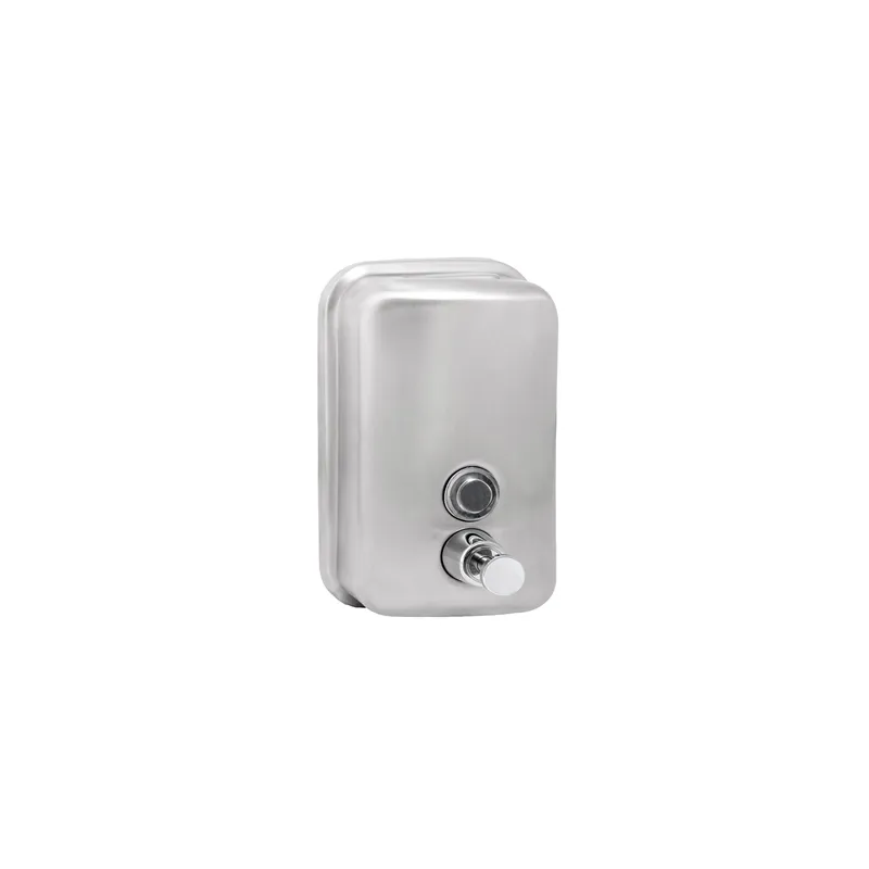 DISTRIBUTEUR DE GEL POUR MAINS 500 ML 10,5x10x15 CM ARGENTE INOX (1 UNITÉ) DISTRIBUTEUR DE GEL POUR MAINS 500 ML 10,5x10x15 CM ARGENTE INOX (1 UNITÉ)