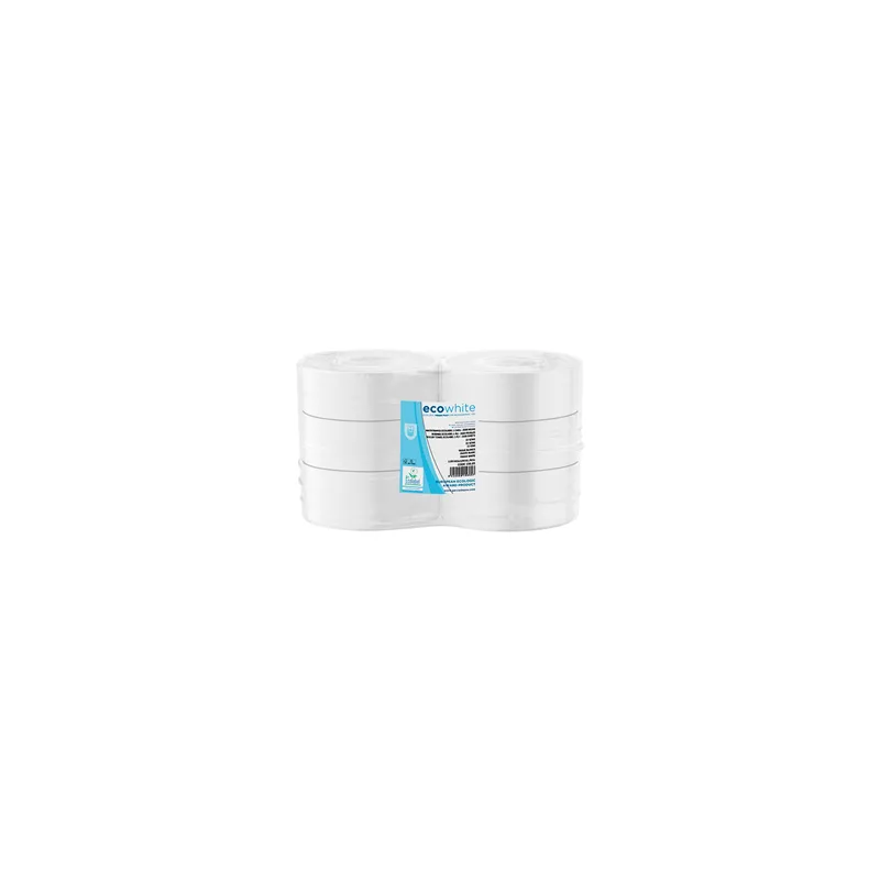 HYGIÉNIQUE MAXI JUMBO ECOLABEL 2 PLIES 17 G/M2 Ø26x9,5 CM BLANC OUATE (6 UNITÉ) HYGIÉNIQUE MAXI JUMBO ECOLABEL 2 PLIES 17 G/M2 Ø26x9,5 CM BLANC OUATE (6 UNITÉ)