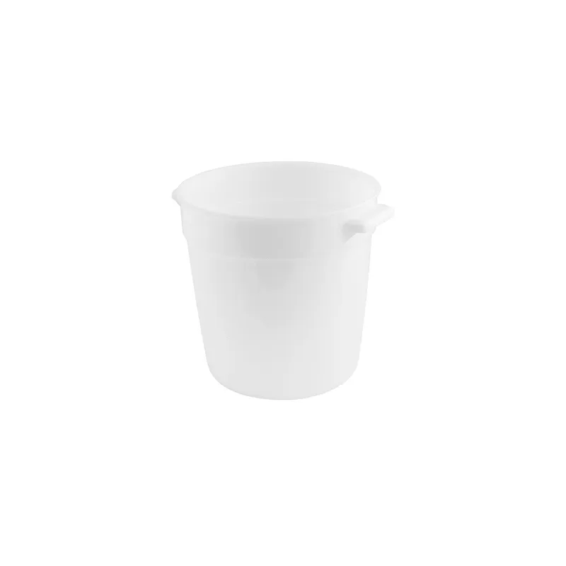 BAC  10 L Ø 31,2x20,8 CM BLANC HDPE (1 UNITÉ)