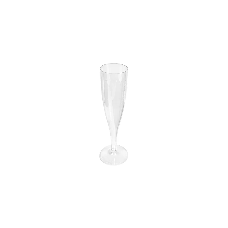 FLÛTES INJECTÉES "CHAMPAGNE" PETITES  100 ML Ø 4,8x17 CM TRANSPARENT CRISTAL PS (180 UNITÉ)
