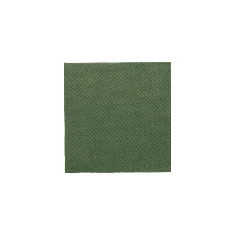 SERVIETTES ECOLABEL DOUBLE POINT  18 G/M2 33x33 CM VERT JAGUAR OUATE (1200 UNITÉ)