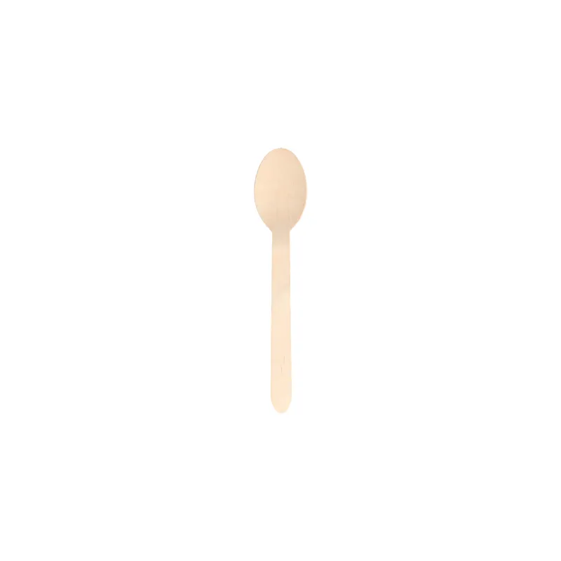 CUILLÈRES WOOD 'MAKAN'  15,8 CM NATUREL BOIS (100 UNITÉ)