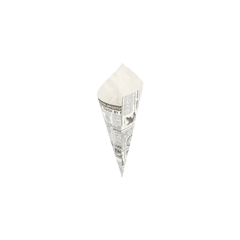 SACHETS EN POINTE 'TIMES' 250 G 70 G/M2 29,5x21 CM BLANC PARCH.INGRAISSABLE (2000 UNITÉ)