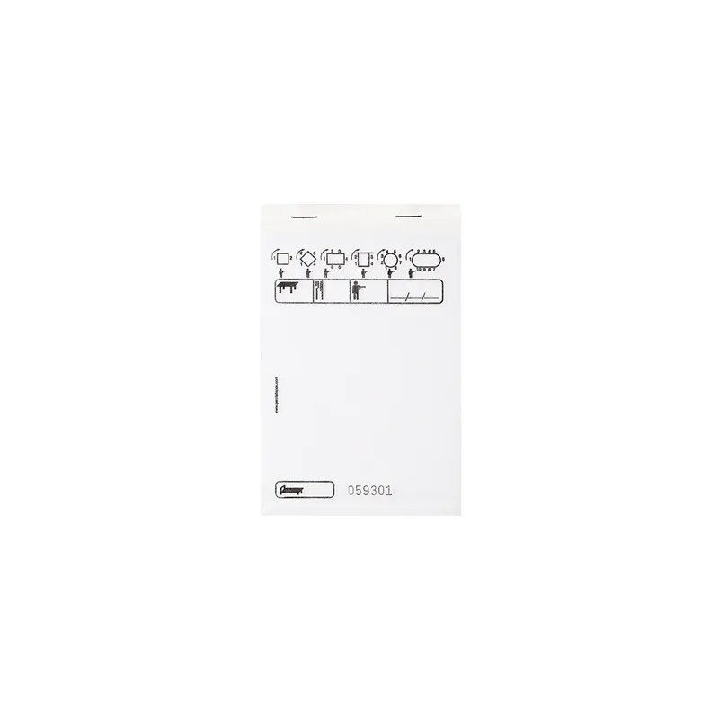 BLOCS COMMANDE DUPLICATA 50x2 FEUILLES   10x15 CM BLANC AUTOCOPIANT (100 UNITÉ)