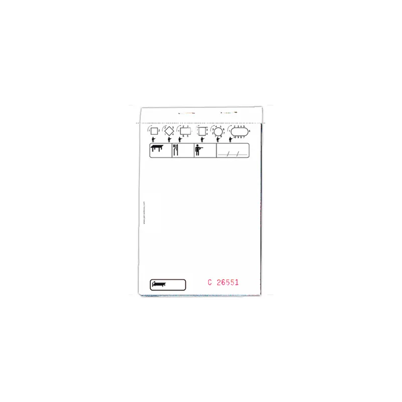 BLOCS COMMANDE TRIPLICATA 50x3 FEUILLES   10x15 CM BLANC AUTOCOPIANT (100 UNITÉ)