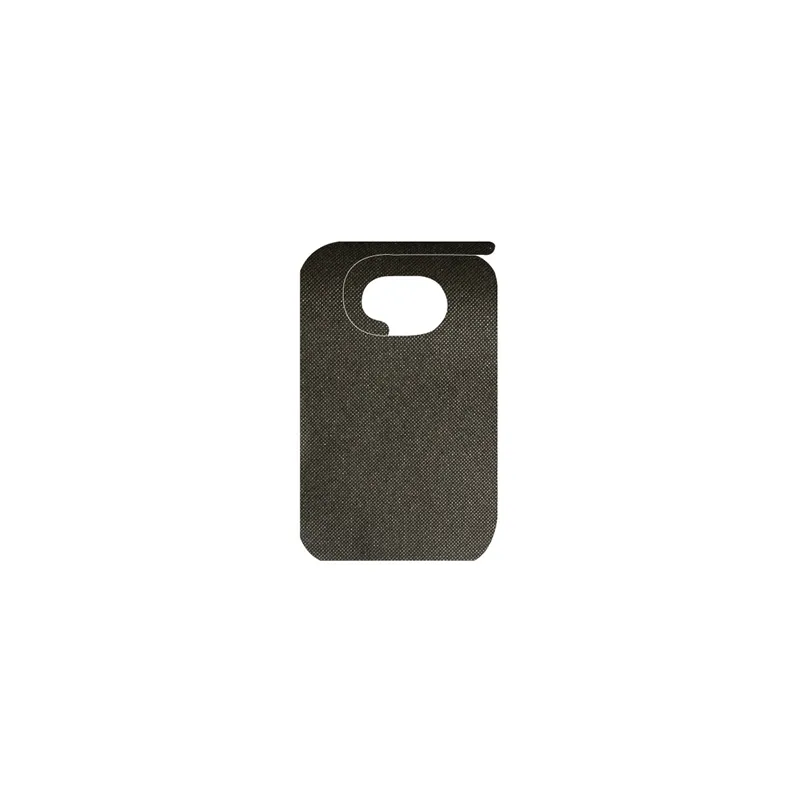 BAVOIRS ADULTES SPUNBOND  60 G/M2 36x60 CM NOIR PP (100 UNITÉ)