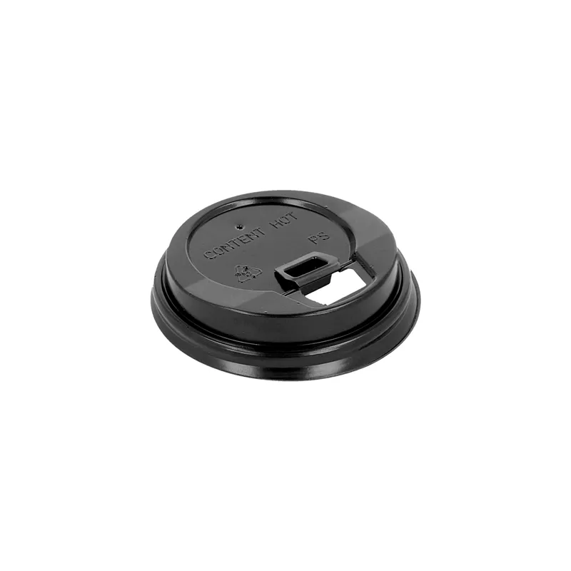 COUVERCLES HAUTS POUR GOBELETS 120 ML Ø 6,2 CM NOIR PS (1000 UNITÉ) COUVERCLES HAUTS POUR GOBELETS 120 ML Ø 6,2 CM NOIR PS (1000 UNITÉ)