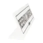 PLAQUE "RESERVADO CAMAREROS" 26x5+5 CM BLANC METACRYLATE (1 UNITÉ) PLAQUE "RESERVADO CAMAREROS"