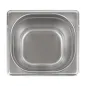 BAC GASTRONOME 1/6 1,9 L 17,6x16,2x15 CM ARGENTE INOX (1 UNITÉ) BAC GASTRONOME 1/6