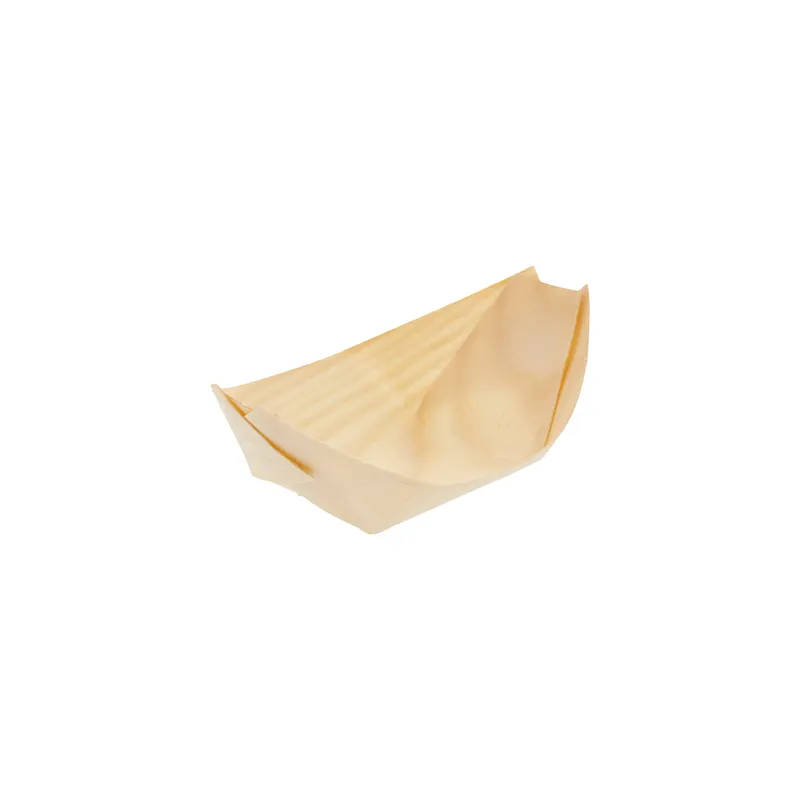 BARQUETTES EN FEUILLE DE PEUPLIER WOOD  14x8x2 CM NATUREL BOIS (2000 UNITÉ)
