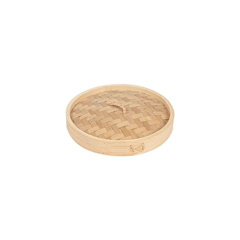 COUVERCLES MAXI DIM-SUM BAMBOO  Ø 20x3 CM NATUREL BAMBOU (4 UNITÉ)